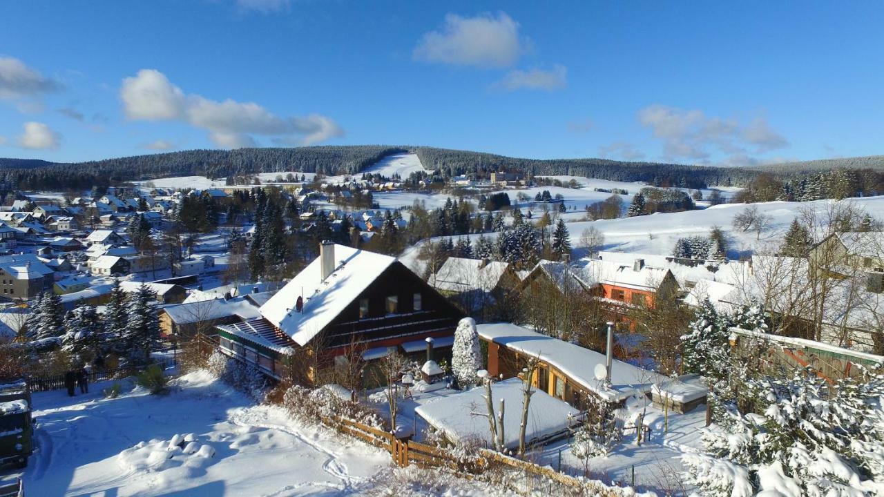 Ferienwohnung Ritter Schmiedefeld am Rennsteig Exterior foto